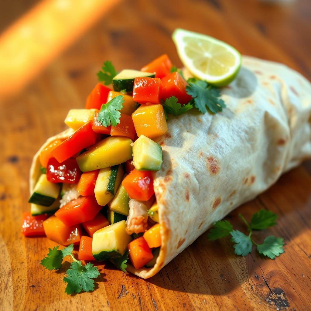 California-Style Veggie Burrito