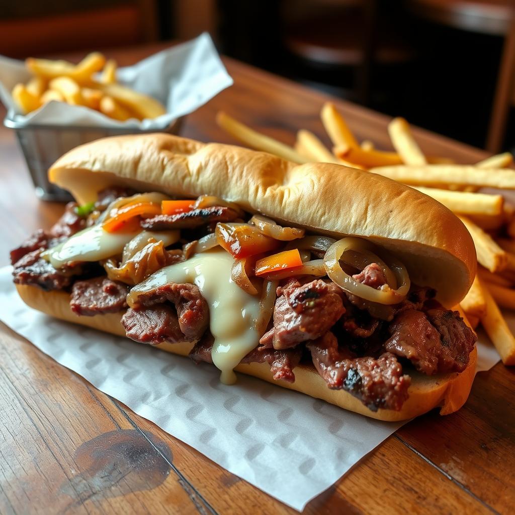 Philly Cheesesteak Sandwich