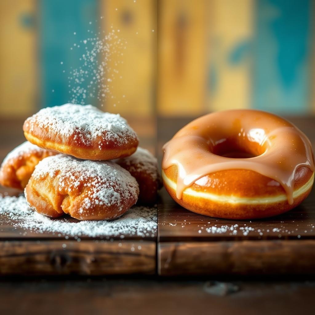 beignets and donuts