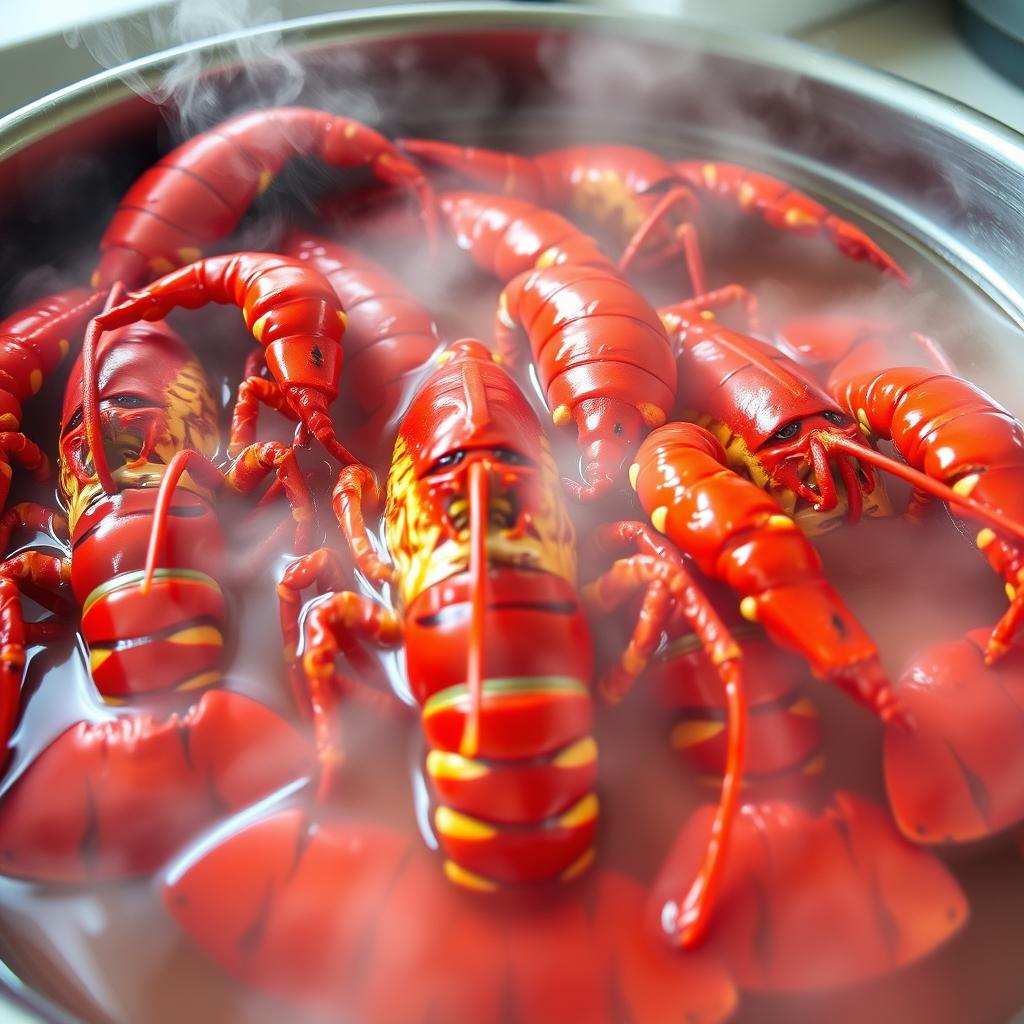 cooking live lobster