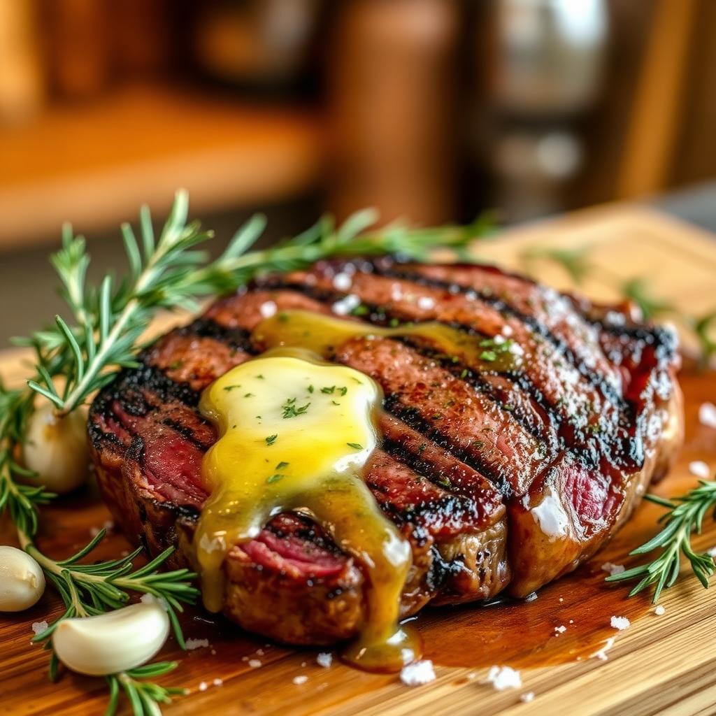 pan-seared steak