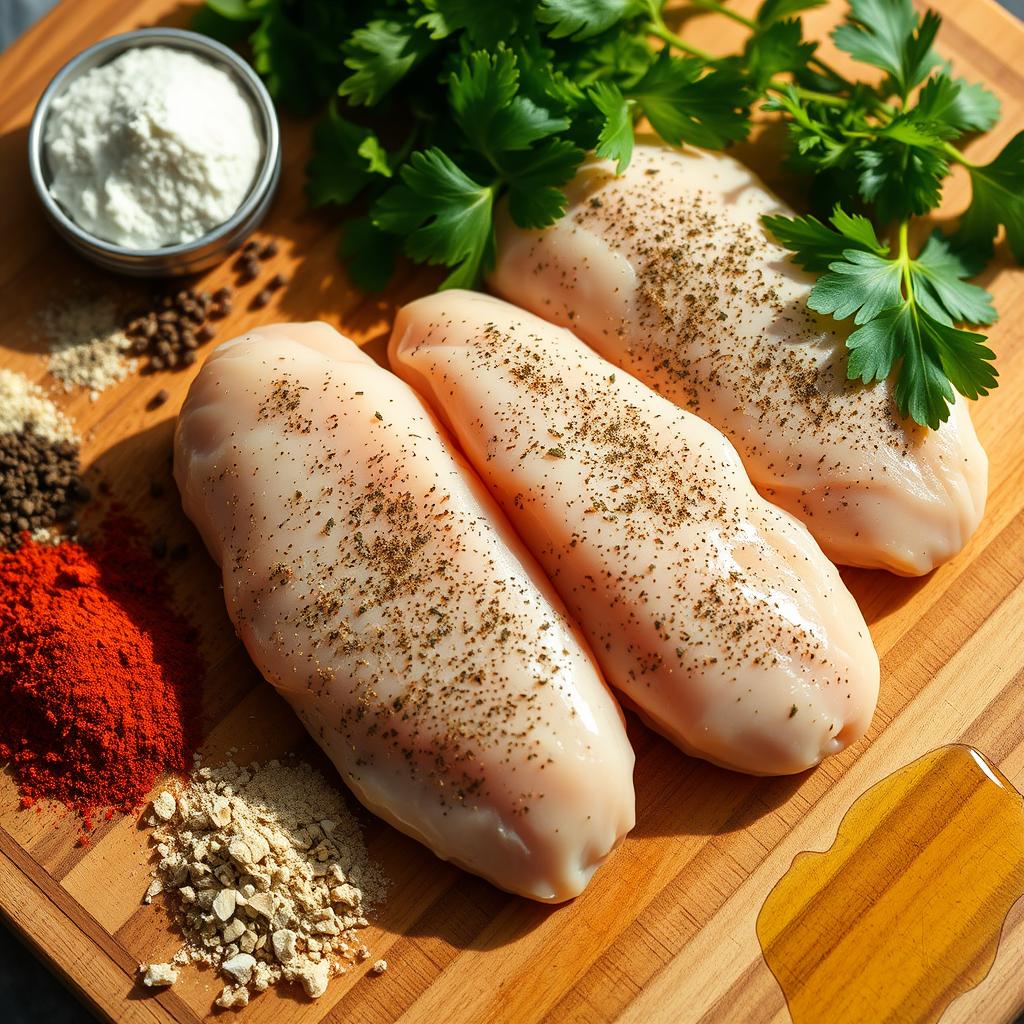 seasoning chicken