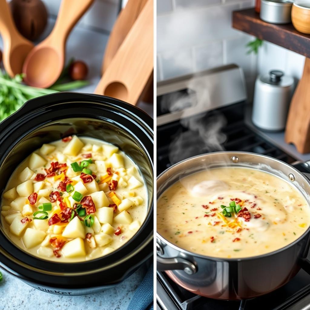 slow cooker vs stovetop